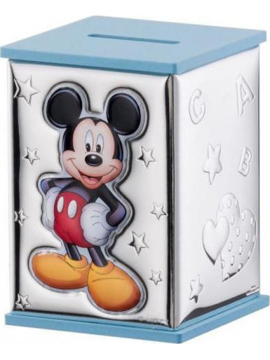 Piggy Bank Metallic Mickey Mouse