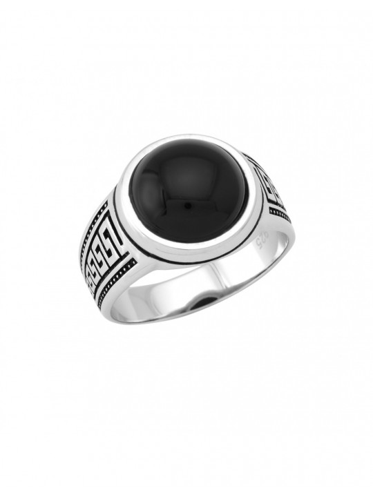 Silver men's ring