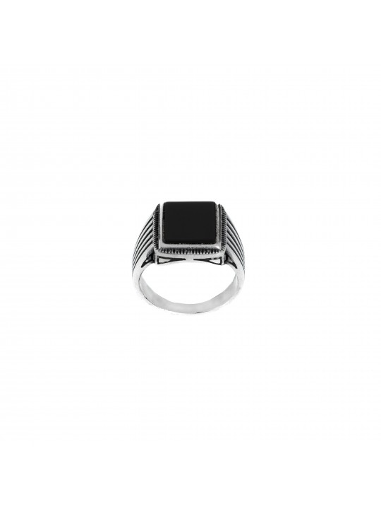 Silver men's ring