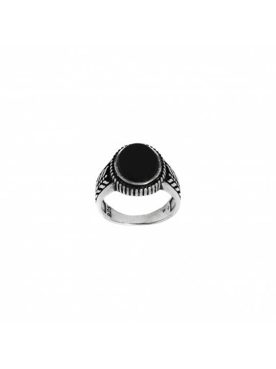 Silver men's ring