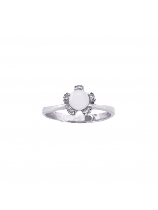 Silver women's ring