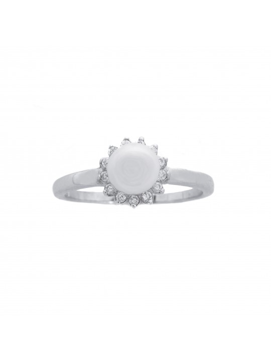 Silver women's ring