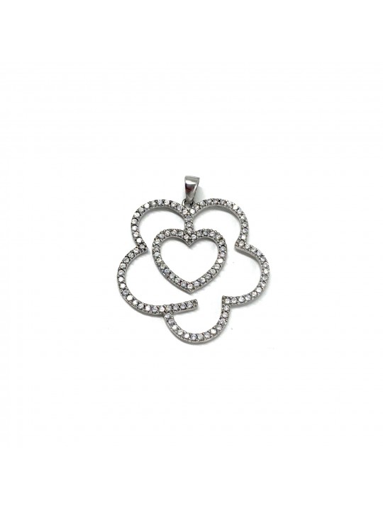 Silver women's pendant