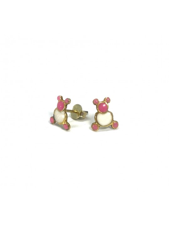 Teddy bear earrings