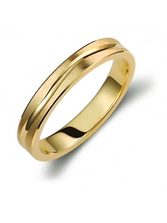 Golden wedding ring