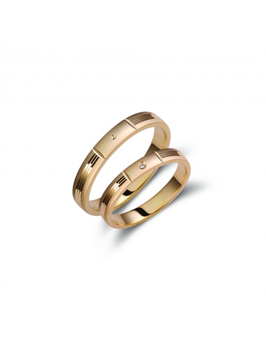 Golden wedding ring