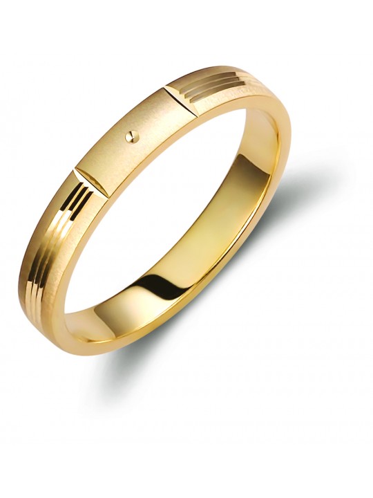 Golden wedding ring