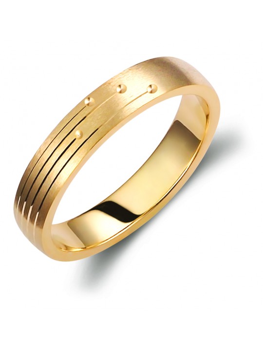 Golden wedding ring