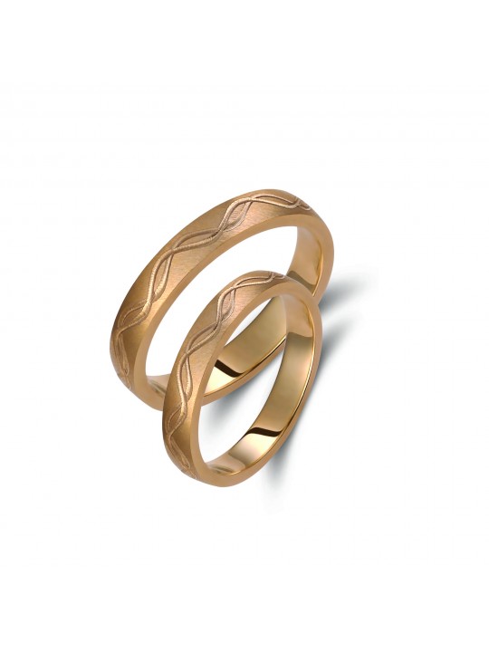 Golden wedding ring