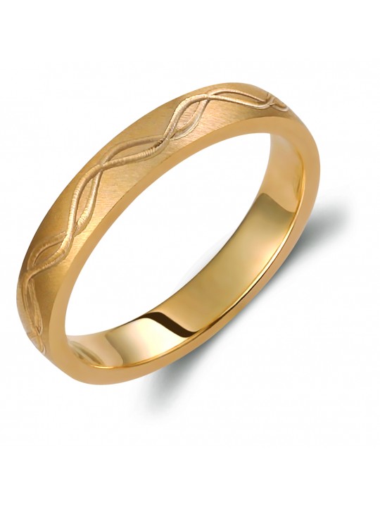 Golden wedding ring