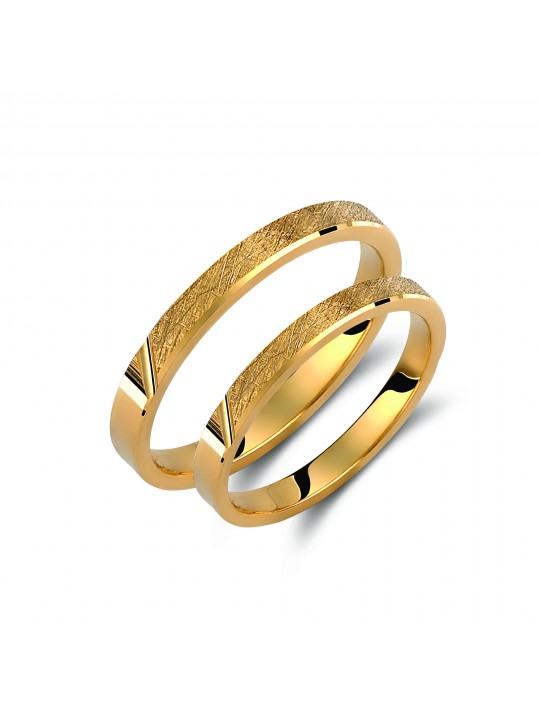 Golden wedding ring