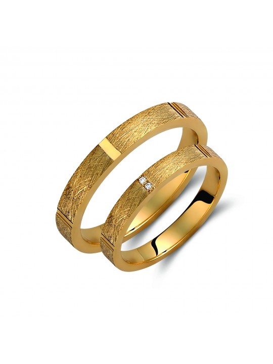 Golden wedding ring