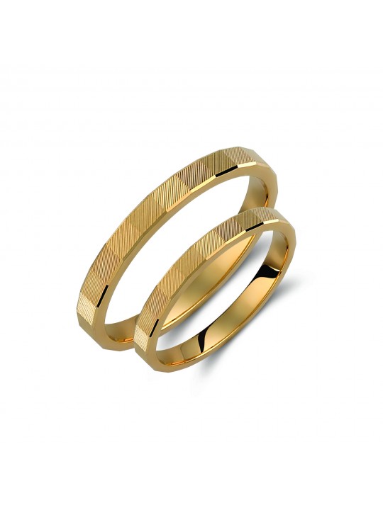 Golden wedding ring