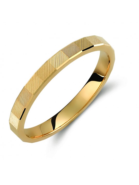 Golden wedding ring