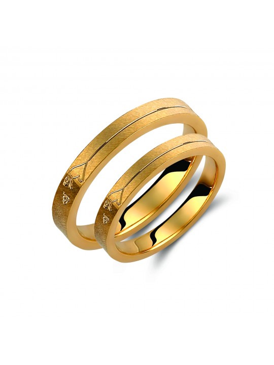 Golden wedding ring