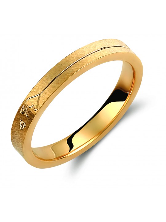 Golden wedding ring