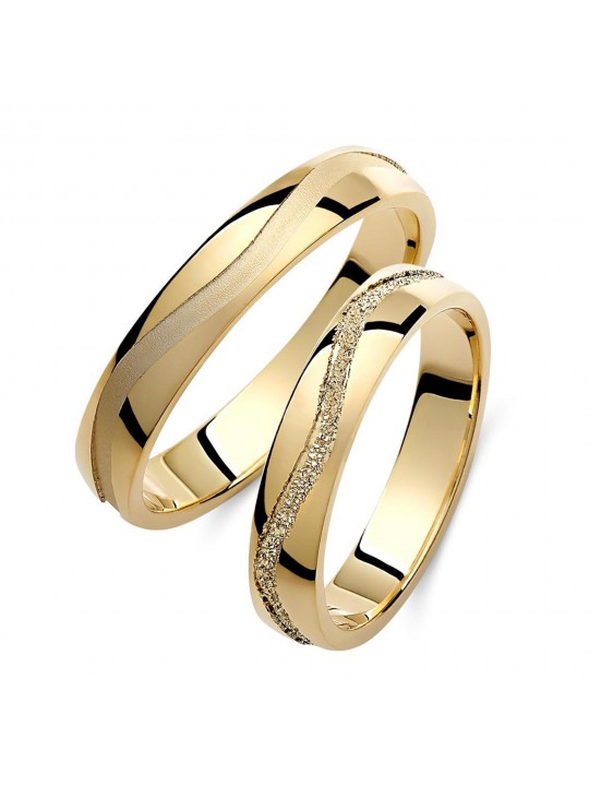 Golden wedding ring