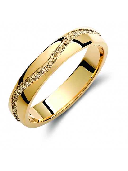 Golden wedding ring