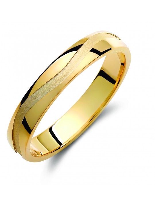 Golden wedding ring