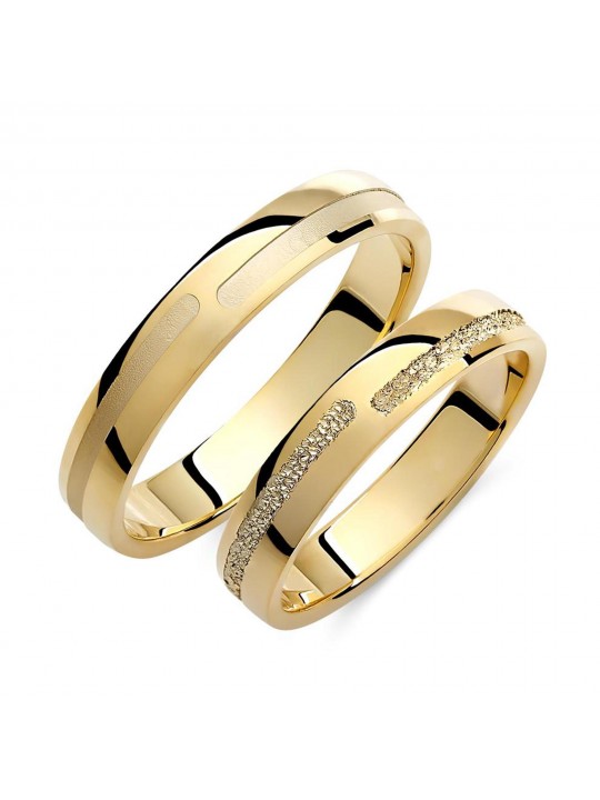 Golden wedding ring