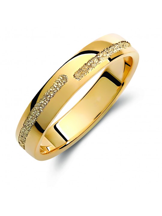 Golden wedding ring