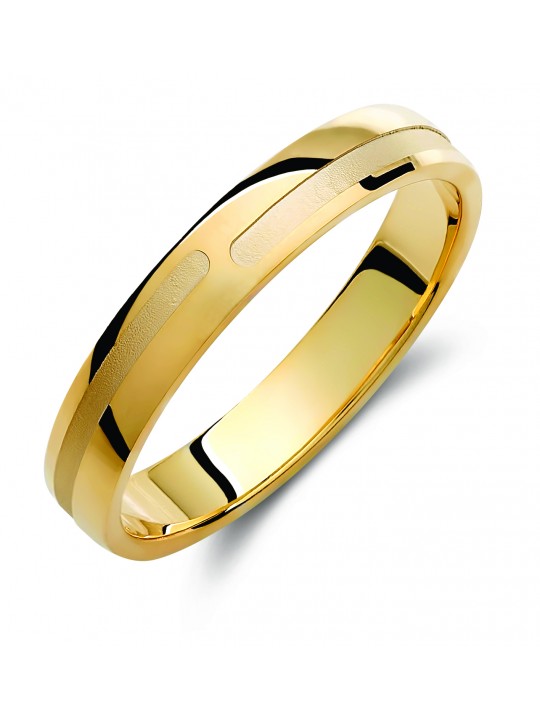 Golden wedding ring