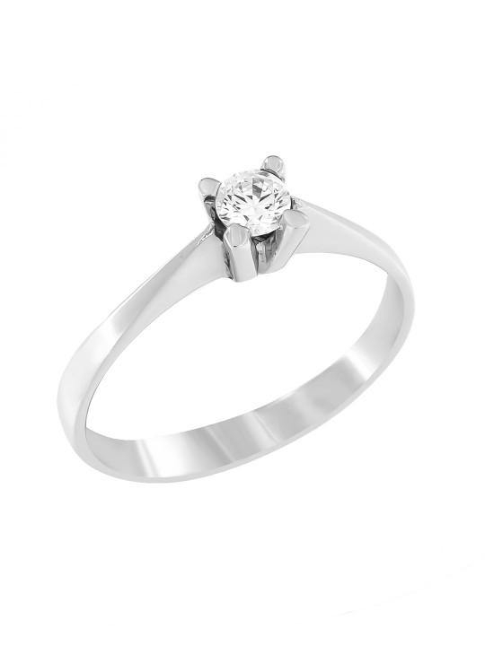 White gold ring 