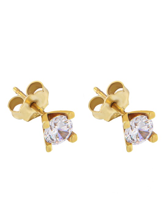 Zircon earrings